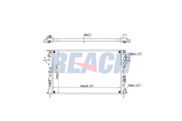 Su Radyatörü  Renault Vel Satis (BJ0)(02.2002->)  VEKA 16-2015B