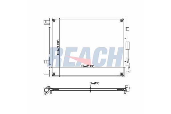 Klima Radyatörü  VEKA 43-2403