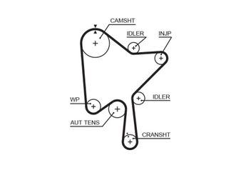 Triger Kayışı  GATES 5686XS  31316579