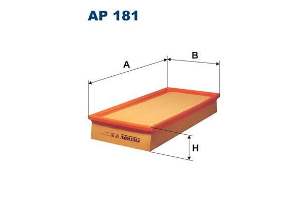 Hava Filtresi  Mitsubishi Carisma 4 Kapı (DA0)(2000->)  FILTRON AP 181