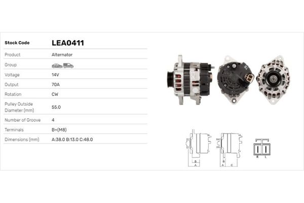 Alternatör  PARS PRS-ALT3922