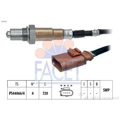 Oksijen (Lambda) Sensörü  Volkswagen Caddy Kombi (SA)(03.2015->2020)  FACET 10.8536