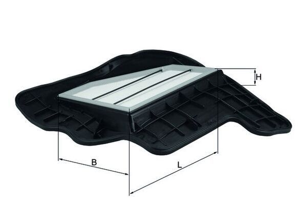 Hava Filtresi  BMW 7 Serisi (F01/F02/F04)(01.2009->)  MAHLE LX 1685/5