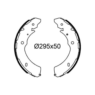 Fren Pabuçlu Balata Arka VALEO 564291