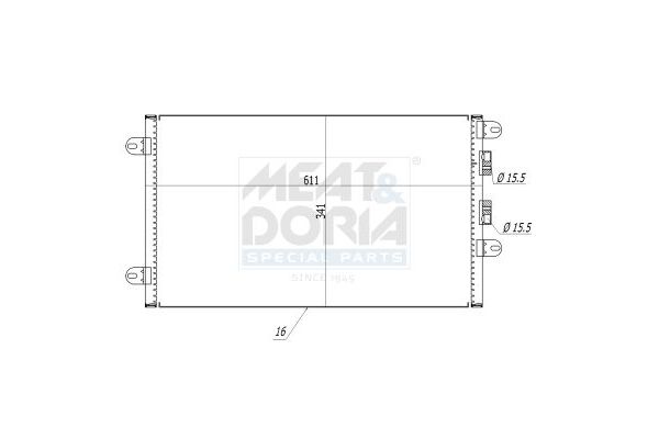 Klima Radyatörü  Alfa Romeo 147 (190)(2000->)  BSG 10-520-008