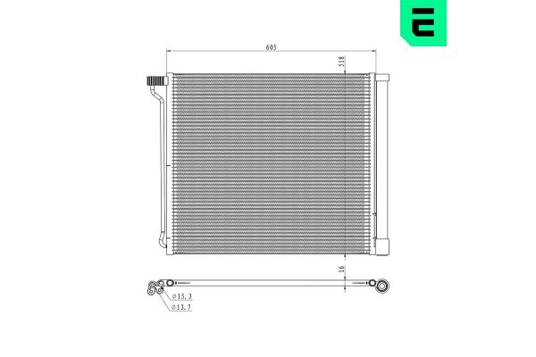 Klima Radyatörü  BMW X5 M Serisi (F85)(2015->)  ERA 667319