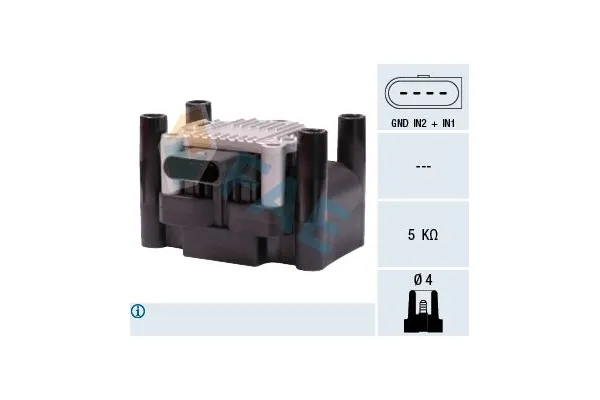 Ateşleme Bobini  Audi A1 Sportback (8XA)(11.2011->)  TEKNOPARTS VW-BB-001