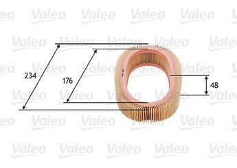 Hava Filtresi  VALEO 585671  834803 93152973 7998336 07998336 25062413 36129620 036129620