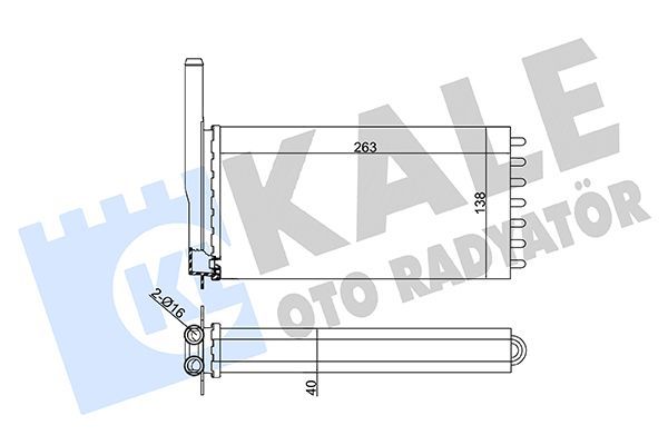 Kalorifer Radyatörü  EUROCRAFT EU F24175-010