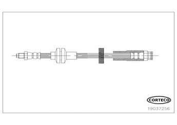 Fren Hortumu Ön Sağ veya Sol CORTECO 19037256  51775124 51917835