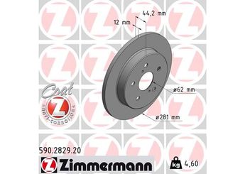 Fren Disk Ayna Arka Sağ ve Sol ZIMMERMANN 590.2829.20  4243178010 42431-78010