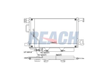 Klima Radyatörü  ASPART 6CAC1022  2035002154 203 500 21 54 A2035002154