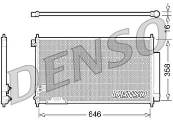 Klima Radyatörü  DENSO DCN40009  80101 80101SEFE11 80110SEFE11