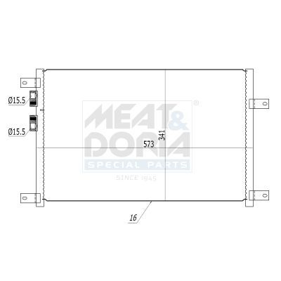Klima Radyatörü  MGA 82354