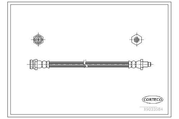 Fren Hortumu Arka Sağ veya Sol OSSCA 00719