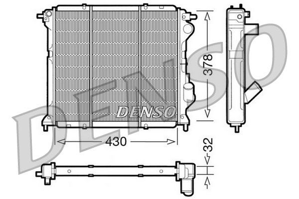 Su Radyatörü  DENSO DRM23027