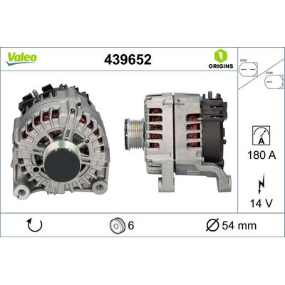 Alternatör  VALEO 439652