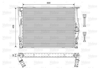 Su Radyatörü  VALEO 701576  8200138738 21410AY600 8200523416