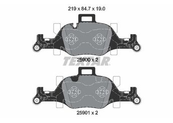 Fren Disk Balata Ön TEXTAR 2590002  34116875397 6875397