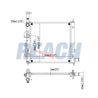 Su Radyatörü  VEKA 16-3201