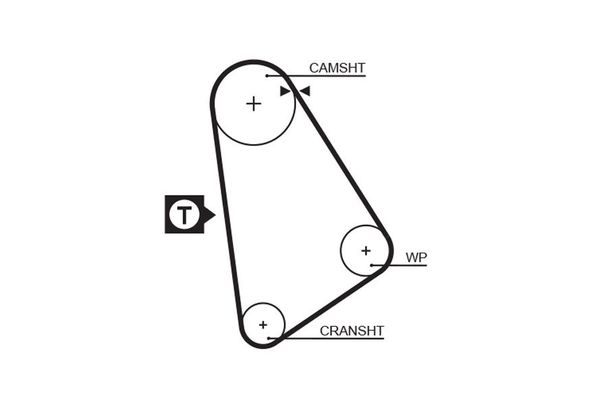 Triger Kayışı  Volkswagen LT P.Van/Minibüs (01.1979->1996)  GATES 5123