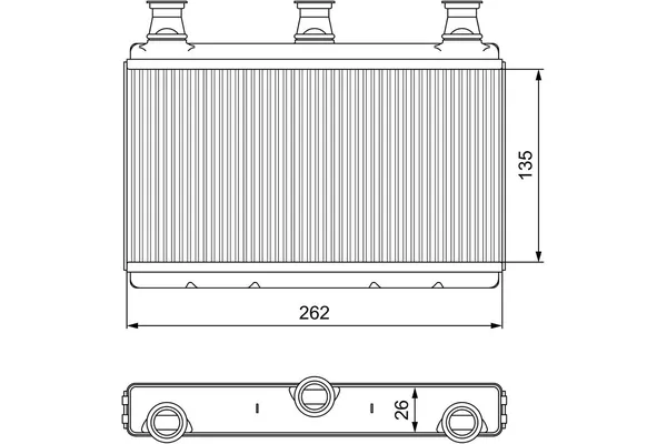 Kalorifer Radyatörü  BMW 6 Serisi Coupe (E63)(2003->)  VALEO 811537