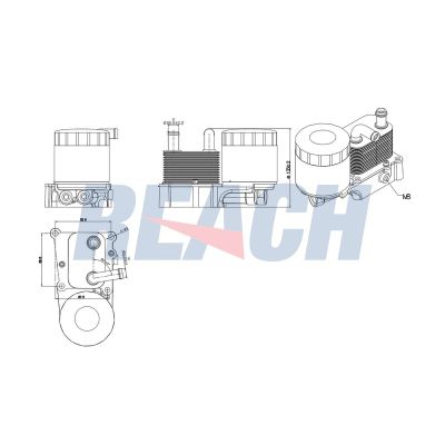 Motor Yağ Soğutucu  Ford Tourneo Connect (TC7)(2002->)  KRAFTVOLL 08090304
