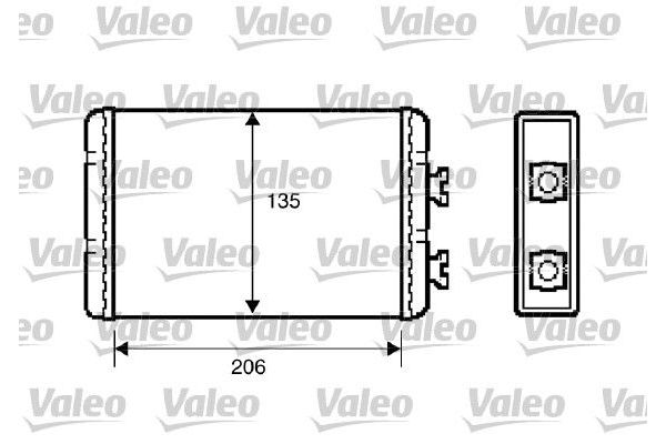 Kalorifer Radyatörü  BMW 3 Serisi Cabrio (E46)(2000->)  VALEO 812220