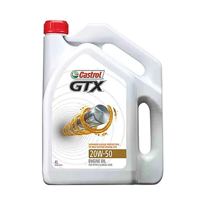 Motor Yağı (4 Lt) GTX 20W-50  CASTROL 15293E