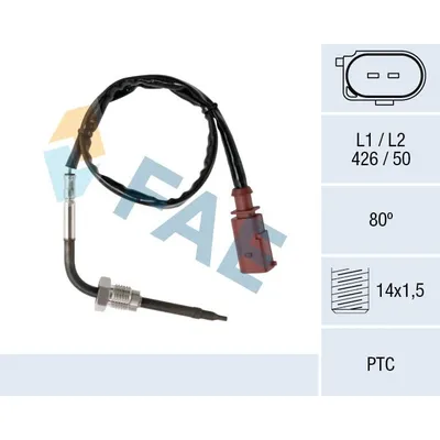 Egzoz Sıcaklık Sensörü  Seat Toledo (KG3)(07.2012->)  GVA 9103206