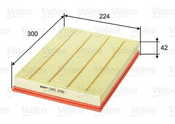 Hava Filtresi  VALEO 585290  9194406 5835125 835624 9194405 93188944 93192883