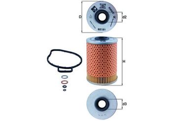 Yağ Filtresi  MAHLE OX 151D  11422245339 11422245406 2245339 2245406 1109T8