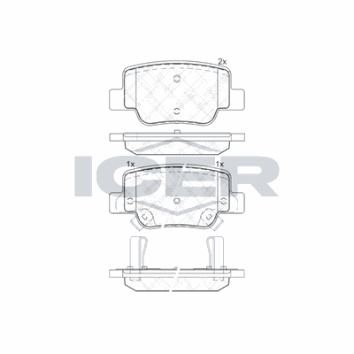 Fren Disk Balata Arka Toyota Verso (AUR2/ZGR2)(2009->)  AYD 60941A