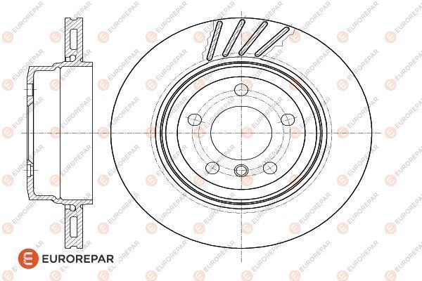 Fren Disk Ayna Arka Sağ ve Sol BMW X3 Serisi (E83)(09.2003->)  EUROREPAR 1622811480