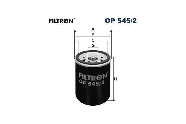 Yağ Filtresi  Lancia Y (11.1995->)  FILTRON OP 545/2