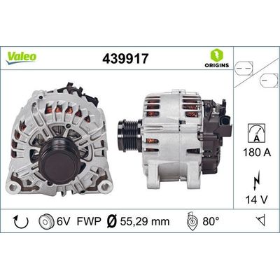 Alternatör  VALEO 439917