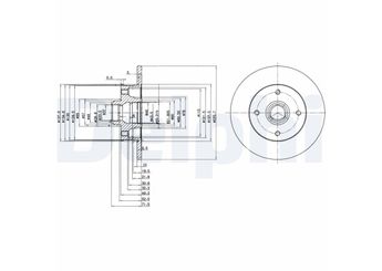 Fren Disk Ayna Arka Sağ ve Sol DELPHI BG2389  357615601 6N0615601 191615601 191 615 601 191615601B 191 615 601B 357 615 601 6N0 615 601 191501639A 191 501 639A 191615601A