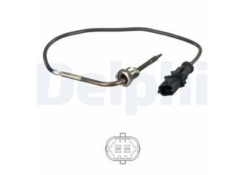 Egzoz Sıcaklık Sensörü  DELPHI TS30188  55215116 51825673