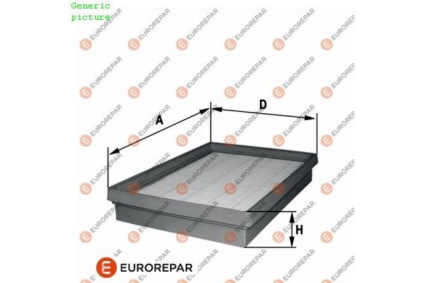 Hava Filtresi  Nissan Micra (K11)(08.1992->)  EUROREPAR 1680335080
