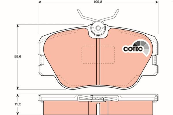 Fren Disk Balata Ön Mercedes 124 Coupe/Cabrio (BM 124)(12.1986->)  MERCEDES ORJINAL A000420992041