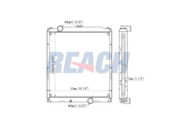 Su Radyatörü  RADISEN RR 67807  MC127008 ME292313 MC127002