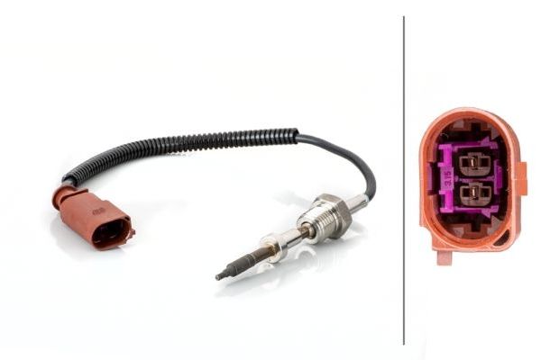 Egzoz Sıcaklık Sensörü  Audi Q5 (8R)(11.2008->)  HELLA 6PT 014 494-721