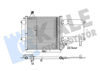 Klima Radyatörü  KALE 350710  6N0820413A 6N0.820.413 A 6N0820413B 6N0.820.413 B 6N0820413