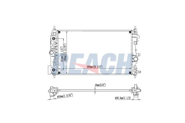 Su Radyatörü  Opel Astra L Sports Tourer (2022->)  OPEL ORJINAL 39074657