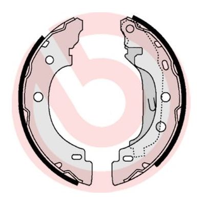 El Fren Balatası  Renault Kangoo (F/KC0)(06.1997->)  BREMBO S 68 523