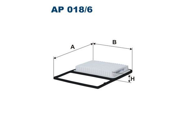 Hava Filtresi  Daihatsu Materia (M4)(2006->2011)  FILTRON AP 018/6