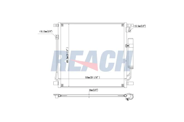Klima Radyatörü  VEKA 43-3005