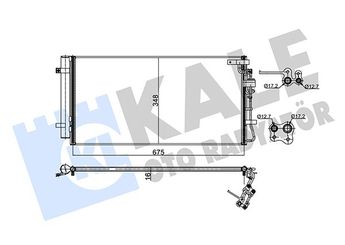Klima Radyatörü  KALE 345475  976061D200 97606-1D200 976061D210