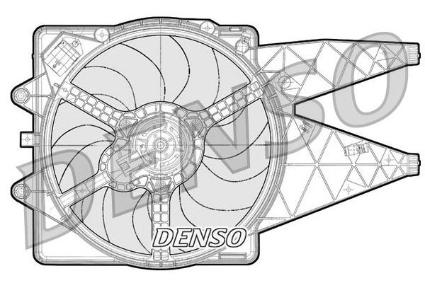 Radyatör Fan ve Motoru  DENSO DER09091