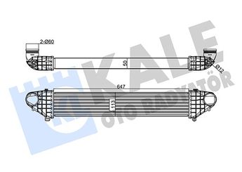 Turbo Radyatörü  BSG 95-535-002  30741631 31317905 31338118 3M519L440DF